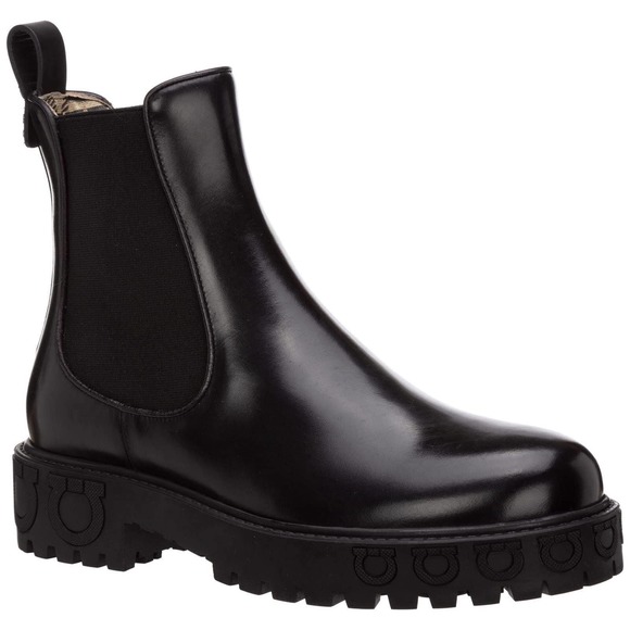 Salvatore Ferragamo Women's Varsi Boots Nero Black US 6 C - Picture 3 of 7